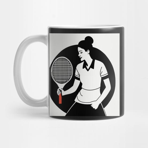 Tennis Player by ArtShare